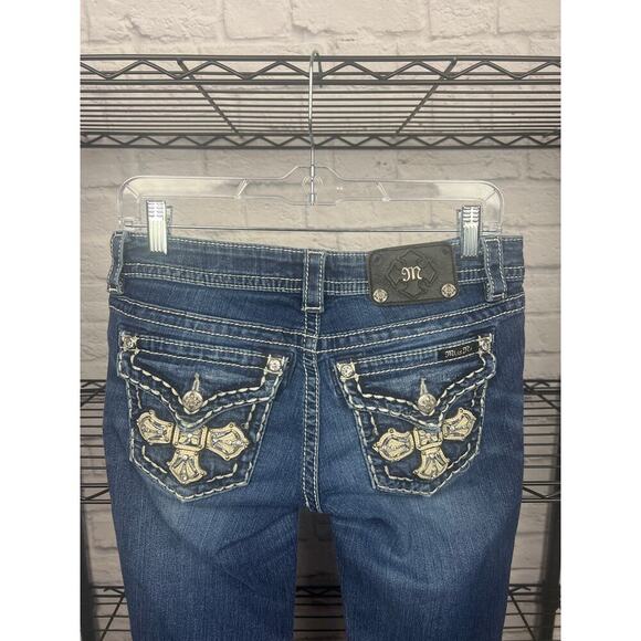 Miss Me Signature Boot Cut Jeans Women Size 28 Style # JP5046B17 - Picture 7 of 10